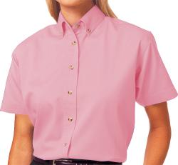 **BEST VALUE**        Ladies Short Sleeve Cotton Twill Shirt