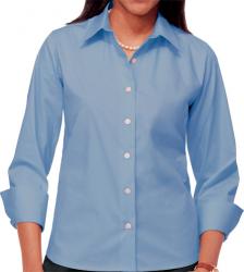 Ladies Stretch Poplin 3/4 SLEEVE