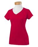 Gildan Ladies 4.5 oz SoftStyle Junior Fit V-Neck T-Shirt