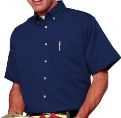 Men's Short Sleeve Treated Twill