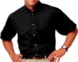 **BEST VALUE**        Mens Short Sleeve Cotton Twill Shirt