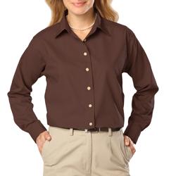 LADIES EASY CARE POPLIN