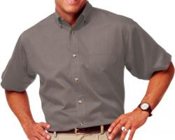 Men's Short Sleeve Treated Twill