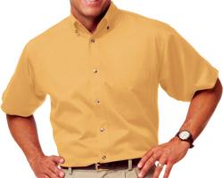 **BEST VALUE**        Mens Short Sleeve Cotton Twill Shirt