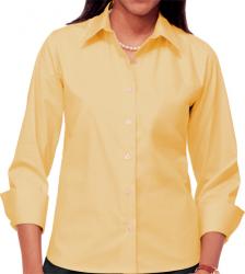 Ladies Stretch Poplin 3/4 SLEEVE