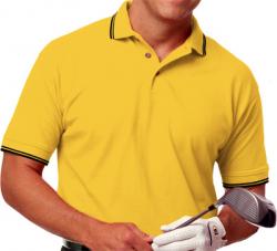 BG-7205 MEN'S TIPPED PIQUE POLO