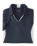 Harriton Ladies' Side Blocked Micro-Pique Polo