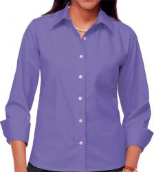 Ladies Stretch Poplin 3/4 SLEEVE