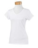 Gildan Ladies 4.5 oz SoftStyle Junior Fit V-Neck T-Shirt