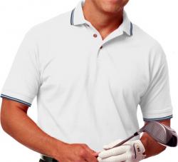 BG-7205 MEN'S TIPPED PIQUE POLO