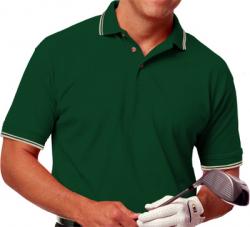 BG-7205 MEN'S TIPPED PIQUE POLO