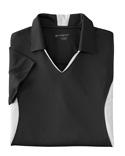 Harriton Ladies' Side Blocked Micro-Pique Polo