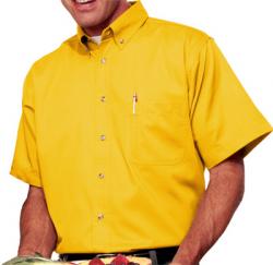 Men's Short Sleeve Treated Twill