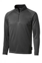 F243 SportTek  SportWick Fleece QuarterZip Pullover