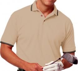 BG-7205 MEN'S TIPPED PIQUE POLO