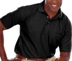 MEN'S EASY CARE POLO W/ POCKET