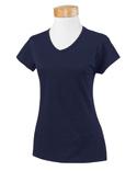 Gildan Ladies 4.5 oz SoftStyle Junior Fit V-Neck T-Shirt