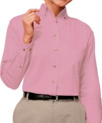 Ladies Long Sleeve Cotton Twill Shirt