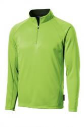 F243 SportTek  SportWick Fleece QuarterZip Pullover