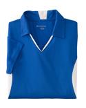 Harriton Ladies' Side Blocked Micro-Pique Polo