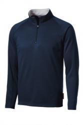 F243 SportTek  SportWick Fleece QuarterZip Pullover