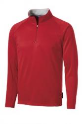 F243 SportTek  SportWick Fleece QuarterZip Pullover