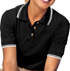 BG-6205 LADIES TIPPED PIQUE POLO