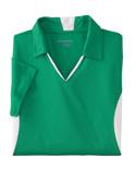 Harriton Ladies' Side Blocked Micro-Pique Polo