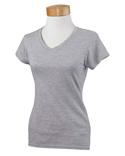 Gildan Ladies 4.5 oz SoftStyle Junior Fit V-Neck T-Shirt