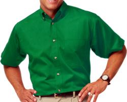 **BEST VALUE**        Mens Short Sleeve Cotton Twill Shirt