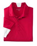 Harriton Men's Side Blocked Micro-Pique Polo