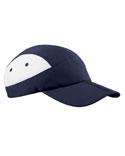 Champion® 5 Panel Microfiber Hat with Folding Brim