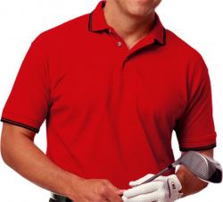 BG-7205 MEN'S TIPPED PIQUE POLO