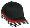 6-Panel Checkered Racing Cap